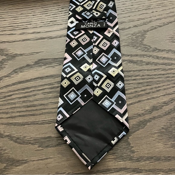 Carlo Monza silk tie Multicolor - Picture 3 of 4